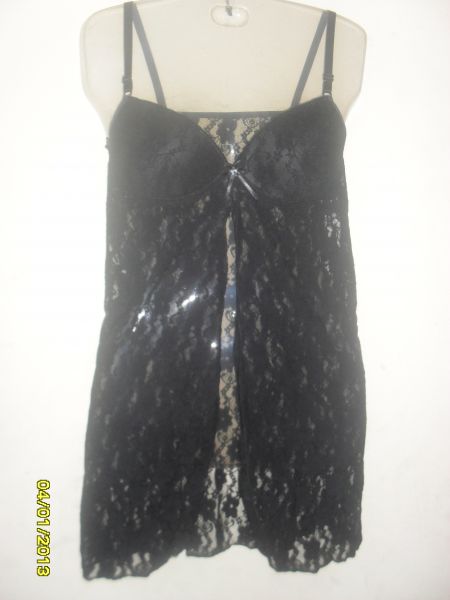 Camisola aberta renda