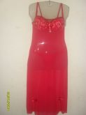 Camisola longa tule com renda