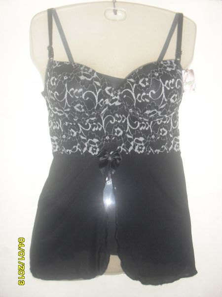 Camisola Gabriela tule com renda